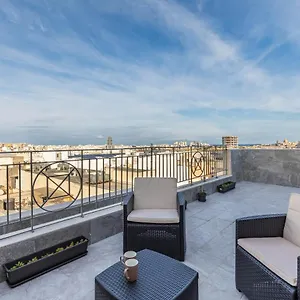 Terrace View - A Stylish Two Bedrooms Penthouse Ac-Wifi Appartement Msida